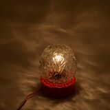 red globe lamp