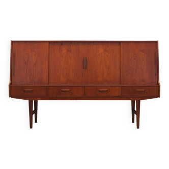 Teak highboard, Danish design, 1960s, production: Denmark