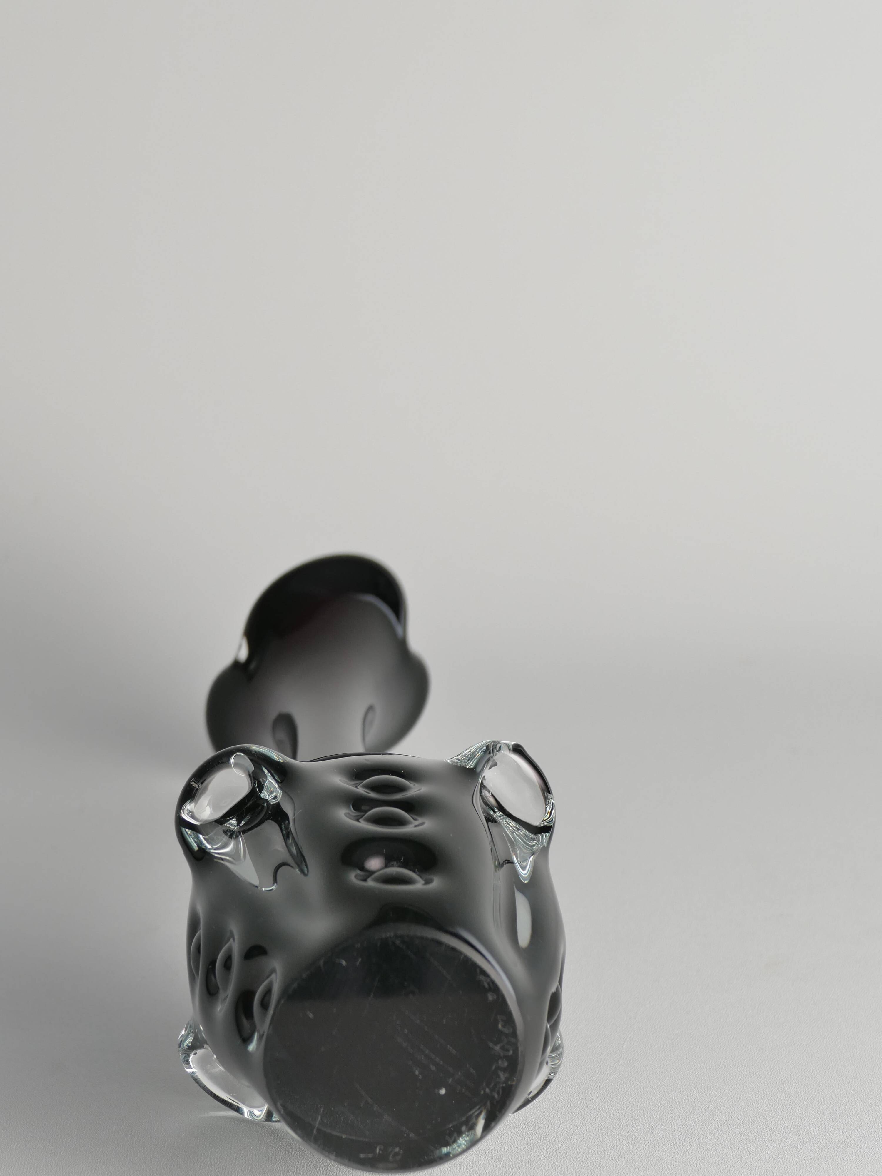 Scandinavian Modern Art Glass Vase by Börne Augustsson for Åseda