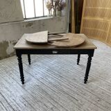 Oval pine farm table with 2m extensions