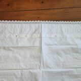 Vintage monogrammed pillowcase