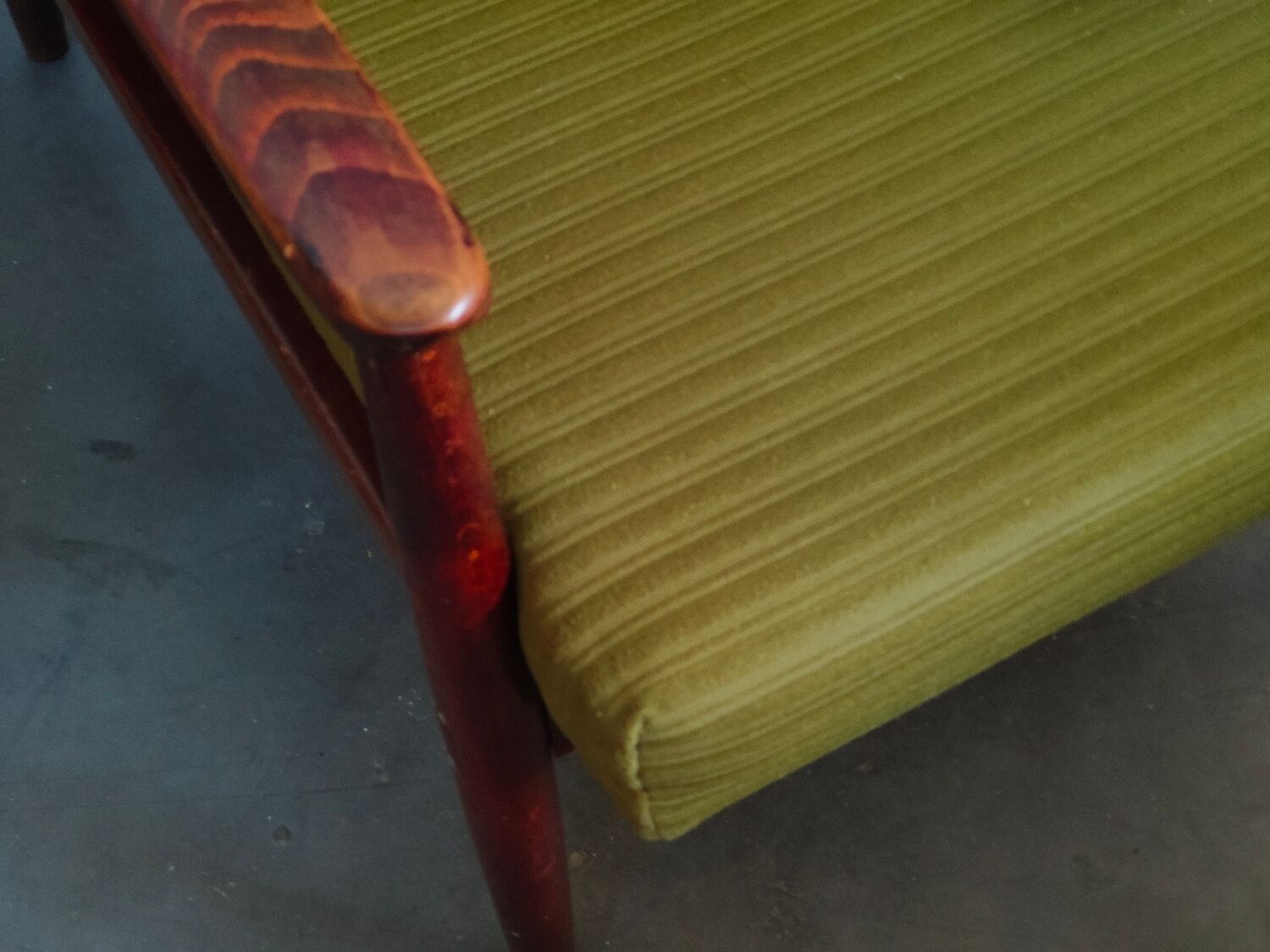 Pair of armchairs Olive Green by Jiri Jiroutek 1960