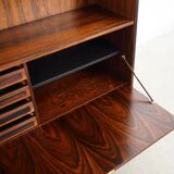 Rosewood bookcase, Danish design, 1970s, designer: Erik Jensen, production: Westergaards Møbelfabrik