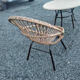 Rattan lounge set