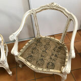 Fauteuil bergère ancien entièrement restauré