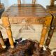 Ensemble de 5 chaises en bois, travail artisanal