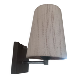 Vintage scandinavian wooden wall lamp