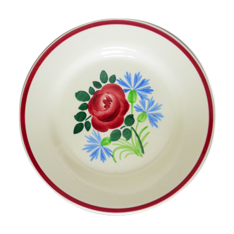 Flat serving dish on pedestal compotier by HBCM model Gisèle 2008150