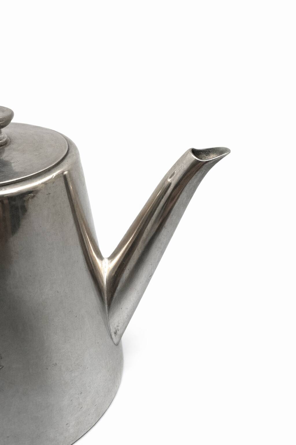 Small Silver Metal Coffee Pot Christofle - Nice Municipal Casino