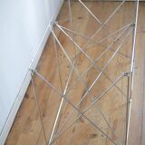 Max Sauze's "Dining Table" steel and glass, France, circa 1970