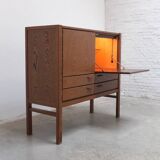 N-Line 'Team Program 500' double bar cabinet in wenge, 1966
