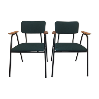 Pair of "M" armchairs, Pierre Guariche, 1960