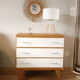 Vintage feet compass dresser