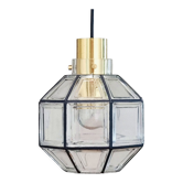 Suspension en verre du milieu du siècle