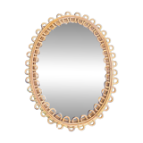 Rattan mirror Italy design
