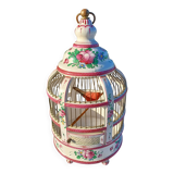 19th century bird cage in Lunéville earthenware