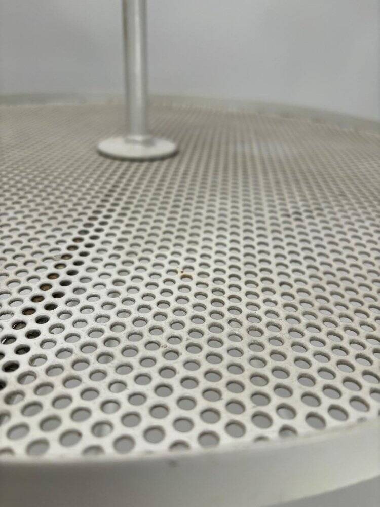Mid-Century Iron Gueridon Table in the style of Mathieu Matégot, France, 1950s