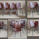 5 Baumann Bristol chairs in 60s teak