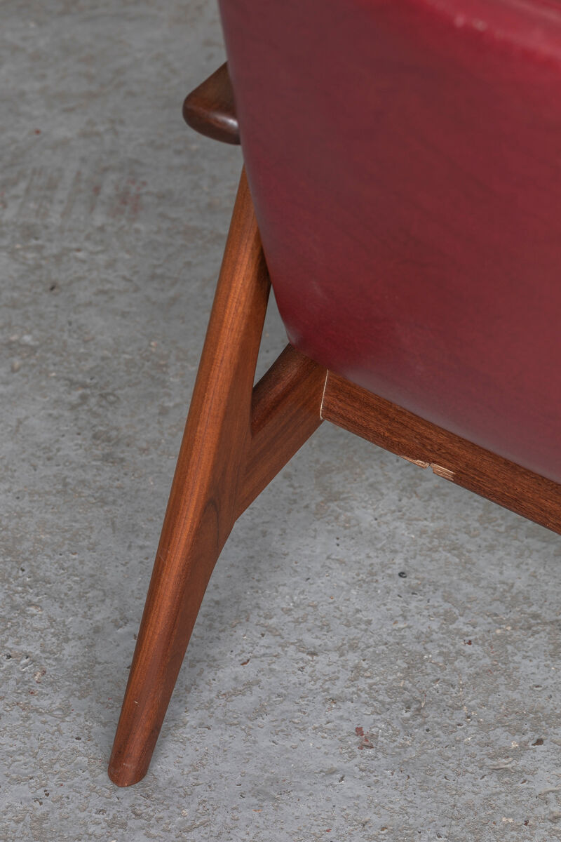 Set easy chairs by louis van teeffelen for wébé, dutch design, 1960s