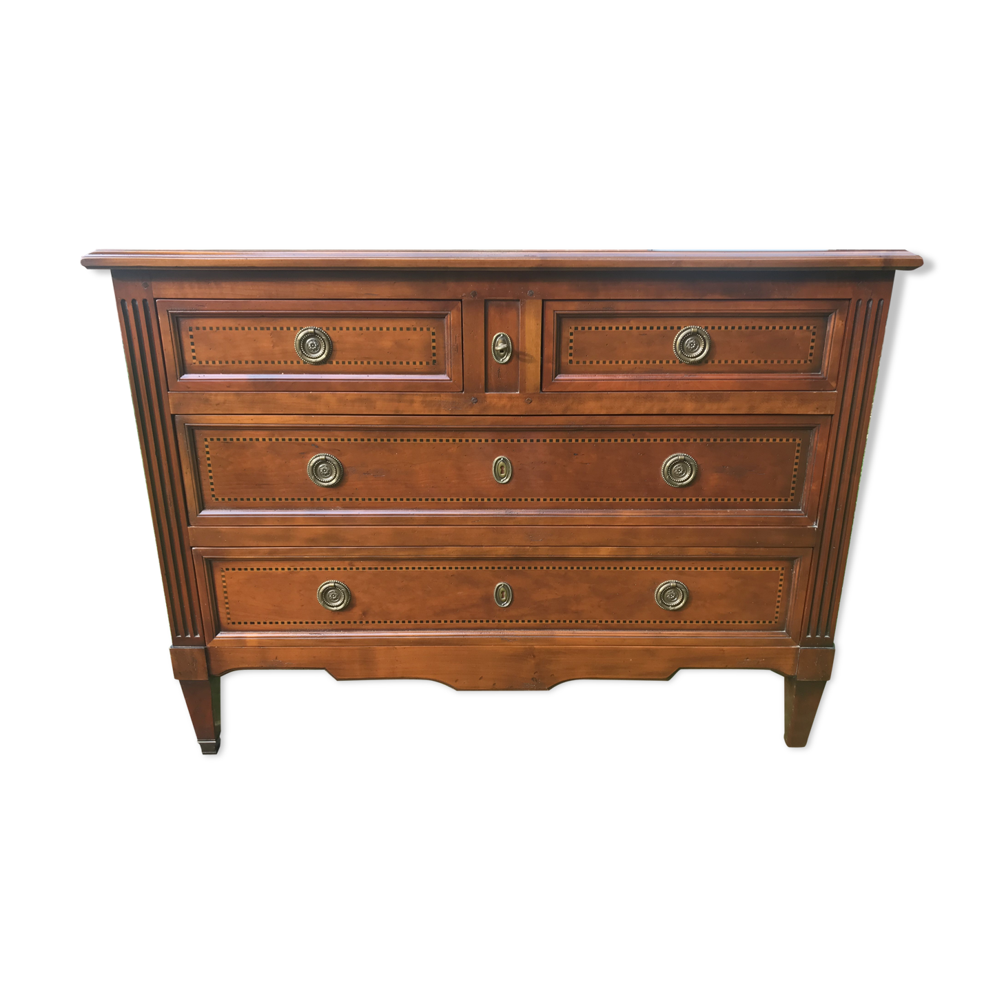 Louis XVI cherry-style chest of drawers