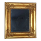 Frame and mirror circa 1830 47x41x6.5 cm gilded stucco wood SB618