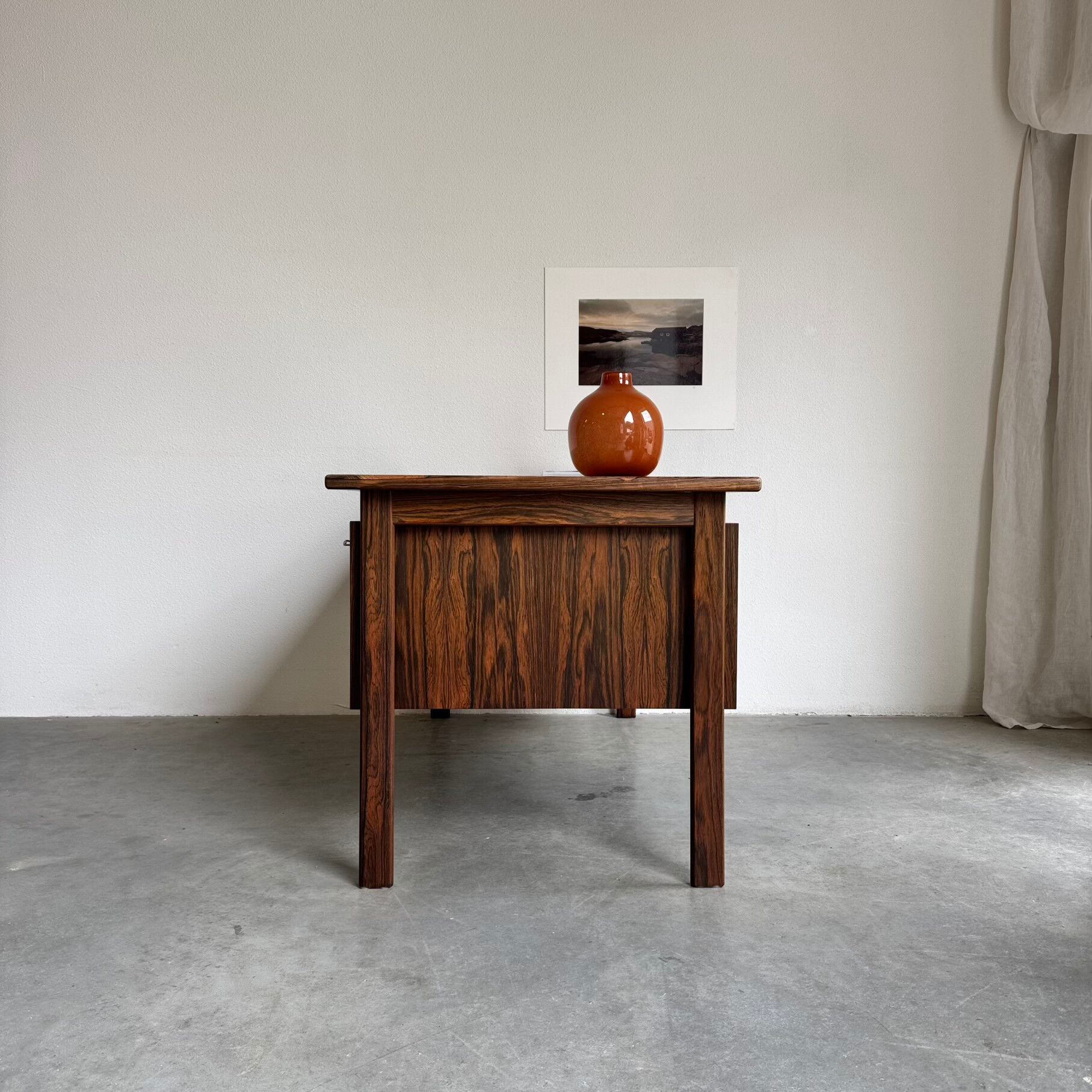Vintage freestanding desk rosewood