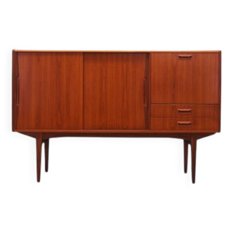 Teak highboard, Danish design, 1960s, production: Denmark
