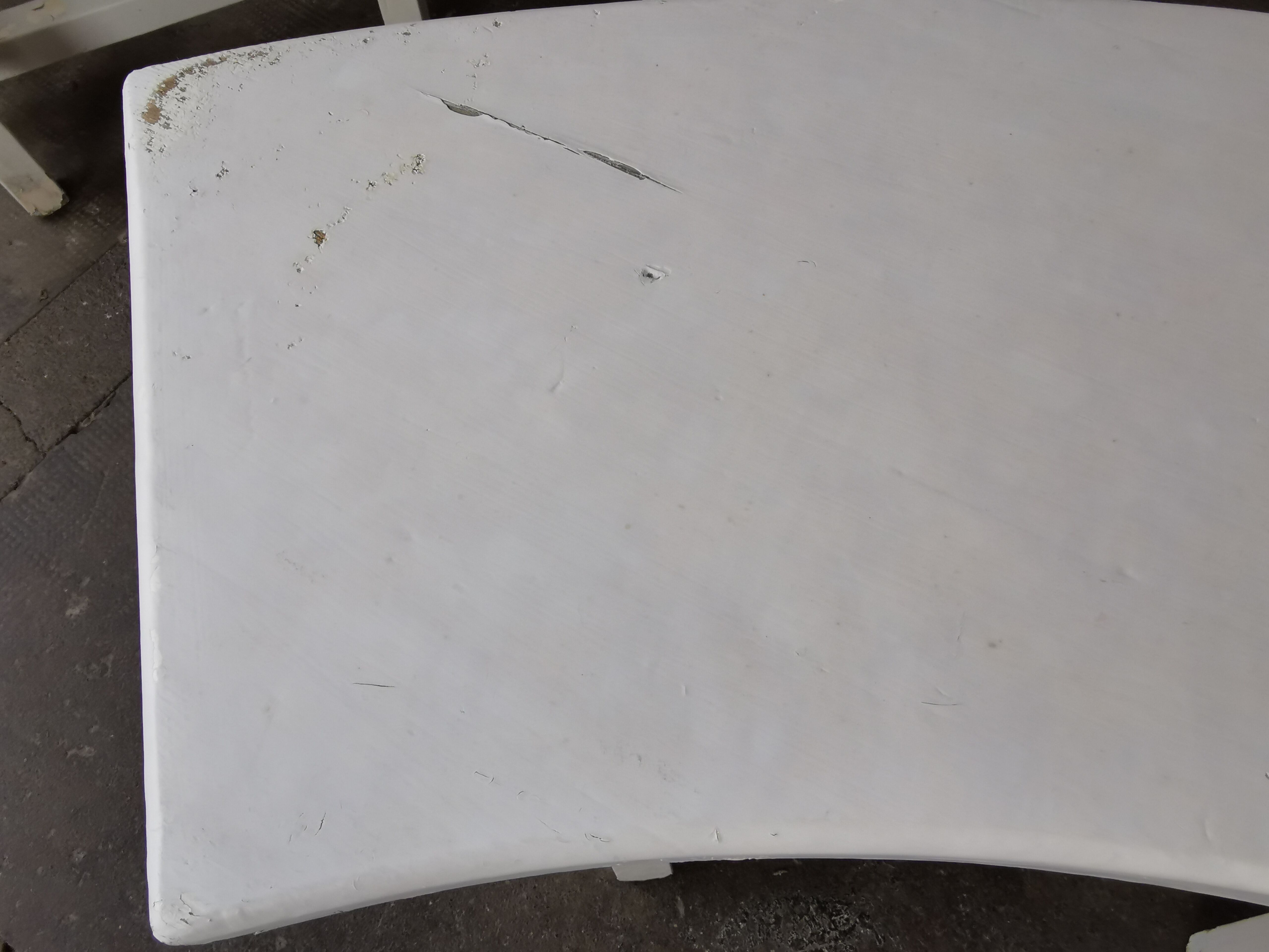 Pair of benches in white fir