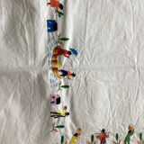 Hand-embroidered tablecloth Malagasy crafts