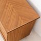 Teak enfilade with herringbone pattern from the 1950s.