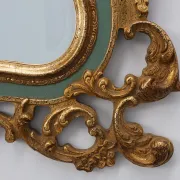 Florentine Style Gilt Mirror with Acanthus Scrolls, Italy, 20th Century