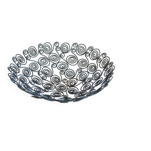 grande coupe à fruits - noir