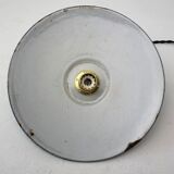 Old industrial blue grey enamelled suspension