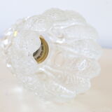 Thick glass hanging lamp