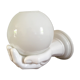 Vintage hand lamp in ceramic 70s