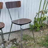 Paire de chaises en Formica