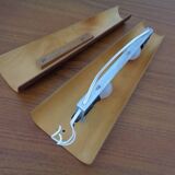 Danish Teak Wall Lamp, 1950s