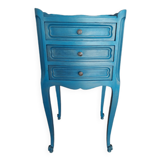 Royal blue bedside table