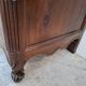 Louis XV style commode in solid walnut, 19th century rustic.