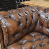 Chesterfield leather sofa