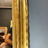 Mirror 113x59 19th century Louis-Philippe gold leaf gilding
