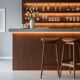 Bar Stools in Rosewood with Cognac Leather by Erik Buch for Dyrlund, 1960s, Set of 2