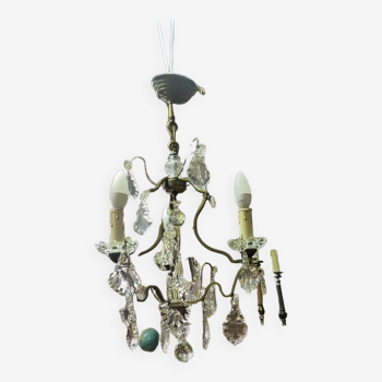 Chandelier with tamples 3 bulbs n°20