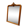 Miroir biseauté avec encadrement en bois 57x78cm