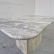Vintage marble coffee table, 80s