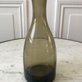 Decanter / pitcher in smoked glass 60s
