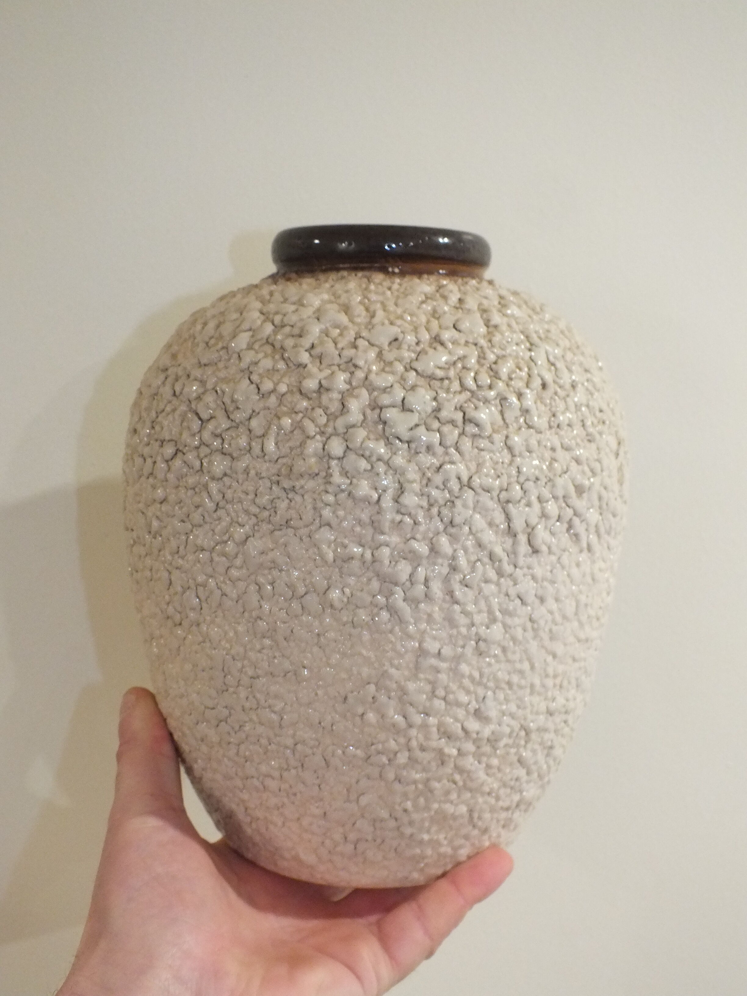 Art Deco vase in enamels tense in the taste of Odyv