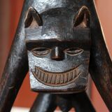 African zoomorphic wooden stool