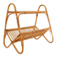 Vintage rattan magazine rack, Netherlands, 1960s