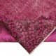 Overdyed Wool Vintage Handmade Carved Rug 188 cm x 302 cm